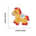 thumbnail image 3 of Horse Year Hand Towel Hangable Absorbent Bathroom Towel Super Absorbent Lint Free Colorfast Towel, Exquisite Stitching Hangable Design Multi Use Towel for Bathroom Kitchen Travel Car Office Daily Use, 3 of 5