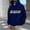 Navy, variant on Hoodies for Men and Women Fashion Hip Hop Graphic Hooded Sweatshirts Casual Long Sleeve Sweatshirts Unisex Streetwear White L
