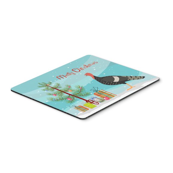 Carolines Treasures BB9354MP Marragansett Turkey Christmas Mouse Pad Hot Pad or Trivet Teal Large multicolor