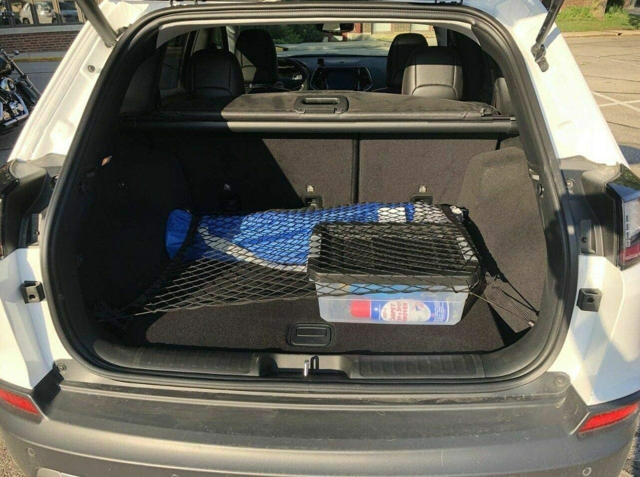 Trunk Organizer Net For Jeep Wrangler JKU/JLU 4-Door (2007-2023) | Mesh Cargo Barrier