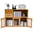 thumbnail image 4 of 24.4*9*18.9in Considerate Design Rectangular Wood Kitchen Storage Cabinet for Home Kitchen, Dining Room, 4 of 28