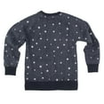 thumbnail image 2 of Girls Youth Wes & Willy  Navy West Virginia Mountaineers Shimmer Star Reverse Sweatshirt, 2 of 3