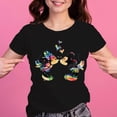 thumbnail image 1 of Cute Mickey Mouse Stitch Women's Casual Tops Harajuku Fashion Women's T-Shirts New Women's Crew Neck Tops Women's Short SleevesM Gao Jinjia LED, 1 of 2