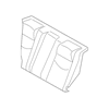 Genuine OE Infiniti Seat Back Cover - 88620-1NL0A