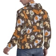 thumbnail image 6 of Goofa Cute Lion Tiger for Men's Hooded Sweatshirt - Lightweight Pullover Hoodie with Kangaroo Pocket, Perfect for Everyday Wear-Medium, 6 of 7