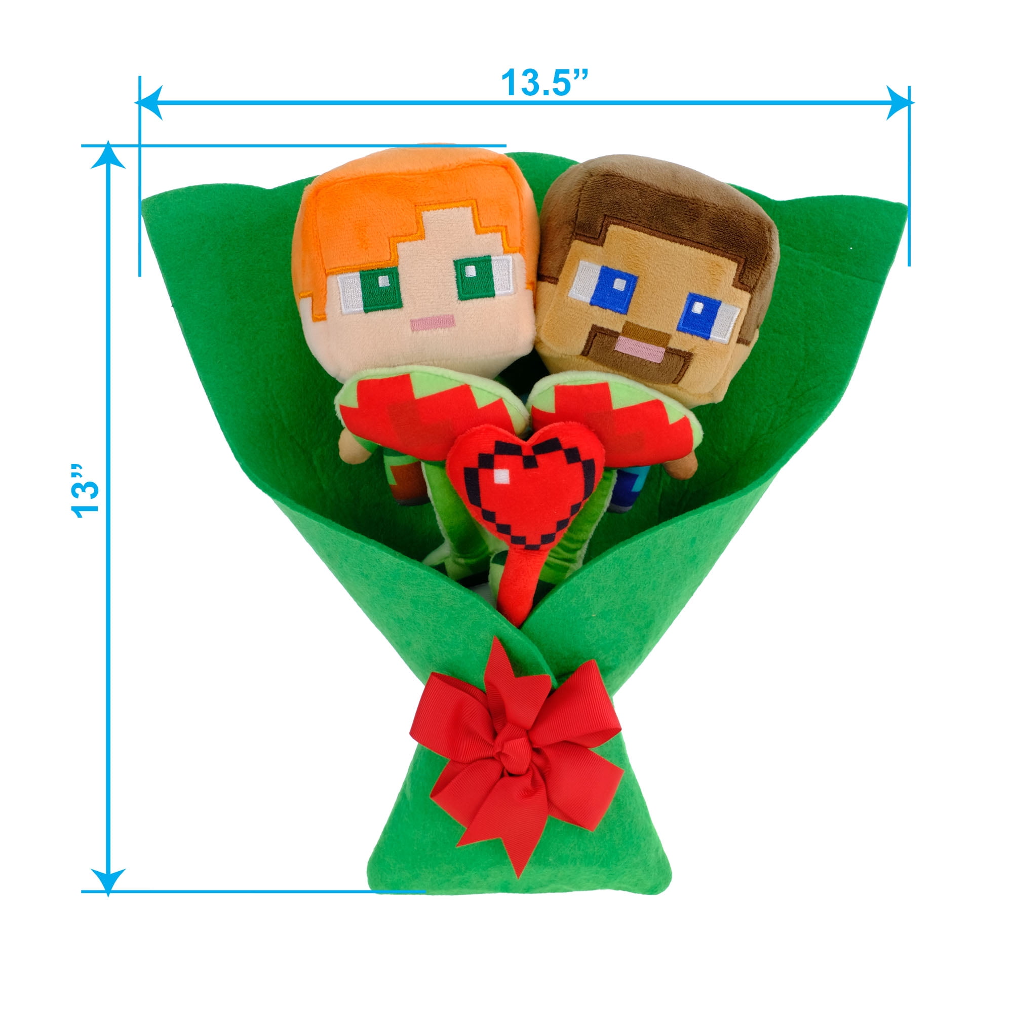 Medium Minecraft Plush Bouquet, 13