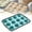 Grey-A, variant on 9-Cavity Oval Baking Pan, Multi-Purpose Silicone Mold, French Bread Loaf Pan, Nonstick Multi-Grid Cake Maker, Vibrant Kitchen Utility, for Artisan Baking and Breakfast Pastries