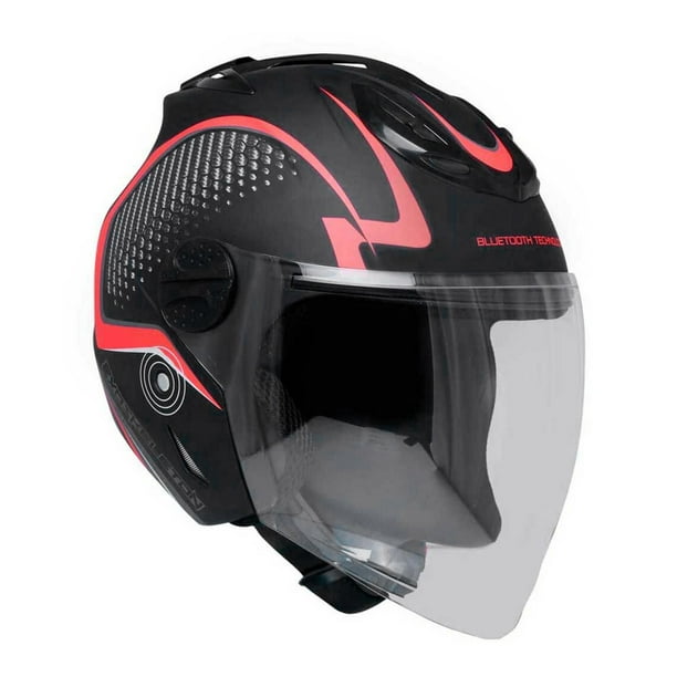 Casco para moto talla L certificado bluetooth rojo rojo M Vento EXOSKELETON CA1 Walmart en linea