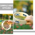 thumbnail image 3 of HEALEEP 1Pcs Jingle Bell Percussion Instrument Beige Wood Round Design for Music Making and KTV, 3 of 7