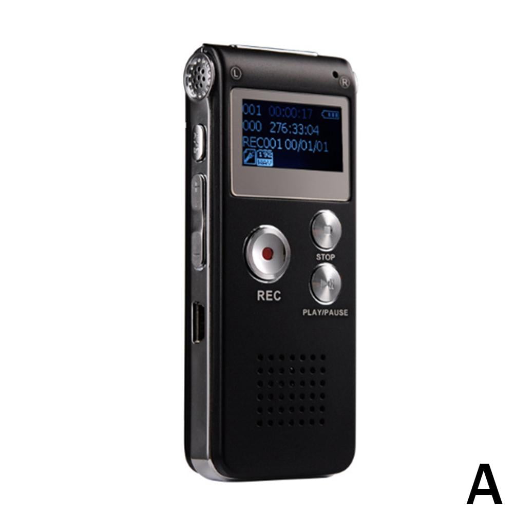 Electronicstar Voice Activated 8GB Mini Portable Tape Dictaphone Voice Recorder
