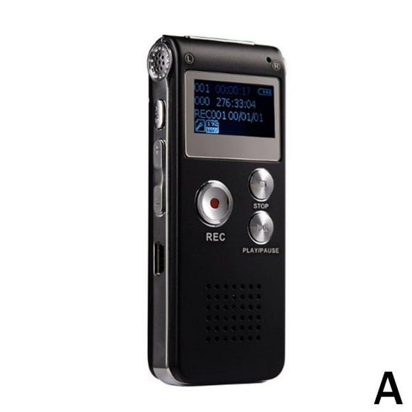 Electronicstar Voice Activated 8GB Mini Portable Tape Dictaphone Voice Recorder