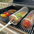 thumbnail image 3 of FLINT- Rolling Grilling Basket Stainless Steel Bbq Basket Greatest Ever Outdoor Camping, 3 of 5