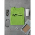 thumbnail image 3 of Happy Halloween Calligraphy T-Shirt Men -Image by Shutterstock, Male 5X-Large, 3 of 4