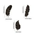 thumbnail image 2 of Elegantes Adhesivos Decorativos De Acrílico Con Plumas Para Salón Y Dormitorio Fácil Instalación Arte Decorativo Para Paredes Acaba La Decoración De Tu Hogar, 2 of 7