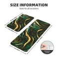 thumbnail image 2 of Logiee Green Marble Print Kitchen Mats for Floor Sets of 2,Waterproof Kitchen Rugs,Non Slip Comfort Standing Mat Rug for Home,Runner,Sink,Office,Laundry, 2 of 6