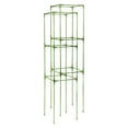 thumbnail image 1 of S SERENABLE 2 Pcs Léger Résistant aux Intempéries Carré Jardin Treillis de Support pour Tomate 27cmx27cmx123cm, 1 of 9
