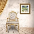 thumbnail image 3 of Slivka, Jane 15x15 Gold Ornate Wood Framed with Double Matting Museum Art Print Titled - Wood Shadow Palms I, 3 of 4