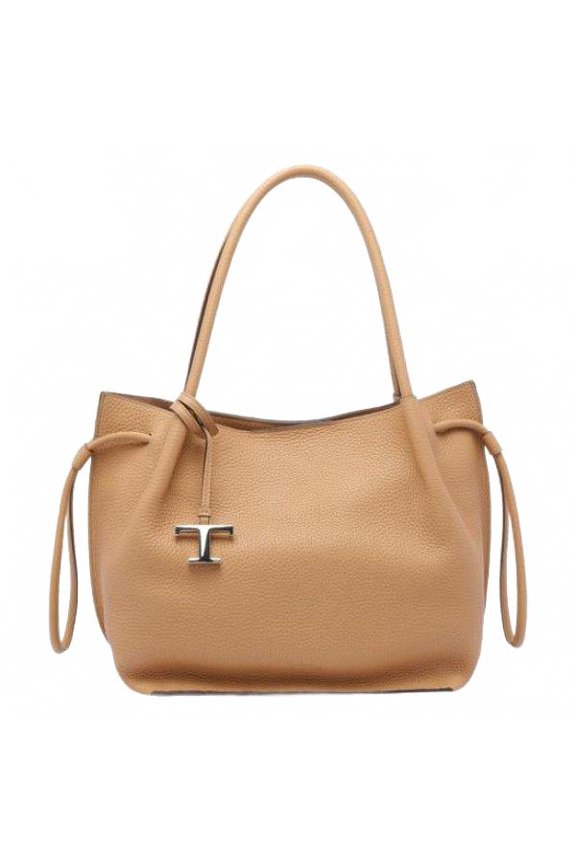 Pre-Owned Timeless Bucket Bag Medium Cuoio