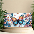thumbnail image 6 of 1 Pcs 2D Flat License Plate Covers & Frames, Colorful Butterfly Among For Decorative Front, Waterproof For Decoration Aluminum License Plate Covers & Frames Cover For Men Women, 12" X 6", 6 of 7