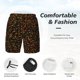 thumbnail image 3 of Fotbe Color Music Traje de Baño para Hombre – Shorts de Natación de Secado Rápido con Forro y Bolsillos-Large, 3 of 6