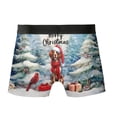 thumbnail image 2 of Merry Christmas Brittany Spaniel Enjoys Woofmas Winter Xmas Holiday All Over Print Boxer Briefs Underwear for Men Dad Brittany Dog Lover Gifts Idea - 02022, 2 of 6