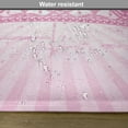thumbnail image 6 of Ambesonne Girls Place Mats Set of 4, Pink Cartoon, Standard Size, Pink Pale Pink, 6 of 6