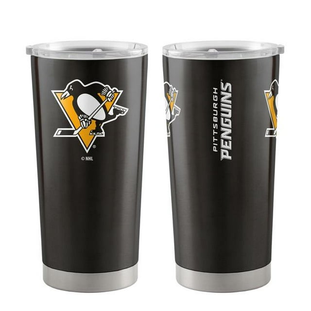Logo Brands 629374141 20 oz NHL Pittsburgh Penguins Ultra Colorblock Travel Tumbler