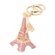 thumbnail image 5 of Llavero de París, accesorio para llaves, adorno, dije, llavero brillante, torres, llaveros rosa, 5 of 9