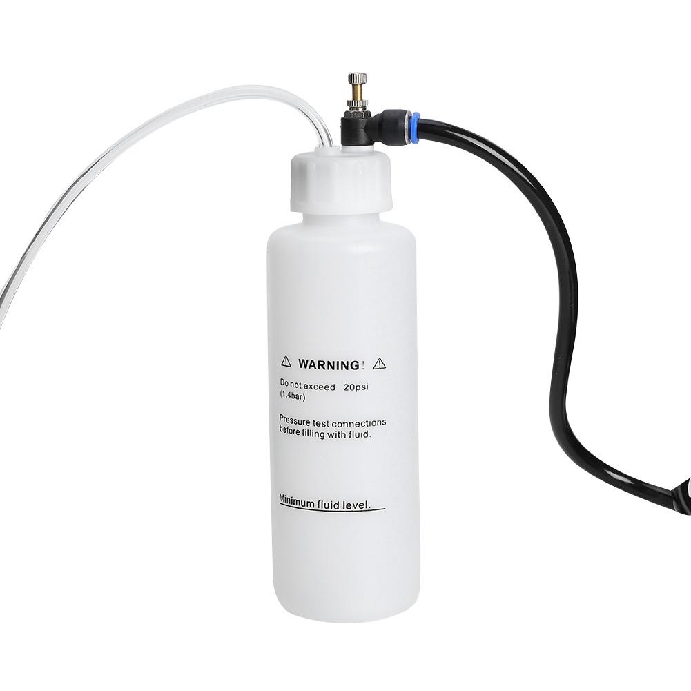 Tebru Brake Clutch Bleeder, 500ml Car Brake Clutch Bleeding Fluid