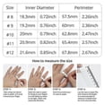 thumbnail image 5 of Smart Rings R06 Men Women Blood Oxygen Heart Rate Multipe Sport Mode Sleep Monitoring IP68 Waterproof Titanium Steel Finger Ring, 5 of 5