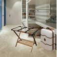 thumbnail image 4 of Solid Bamboo Luggage Rack in Caramel, 4 of 7