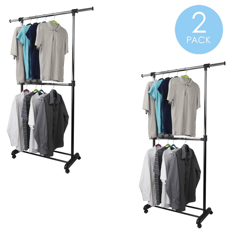 Clothes rack store two tier