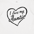 thumbnail image 4 of Inktastic I Love My Auntie in Black Chalk Heart Boys or Girls Baby T-Shirt, 4 of 5