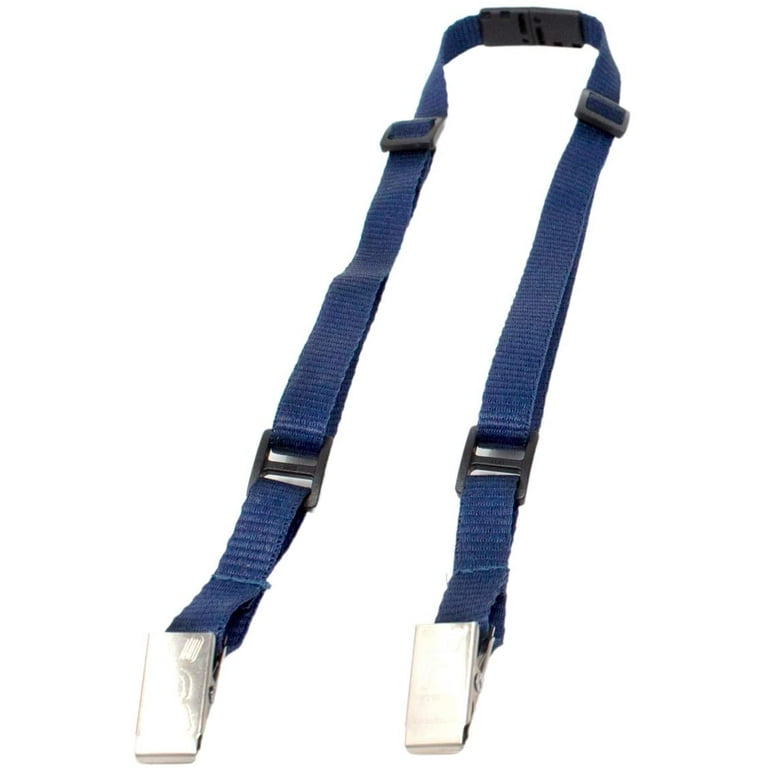 5 Pack - Adjustable Face Mask Lanyard with Safety Breakaway Lanyards with Two Clips for Ki DS & Adults - Strap Length Adjusts from 18-30 to Fit Small