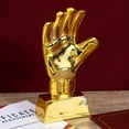 thumbnail image 4 of Raindrops Trofeo Decorativo Dorado De Guante Para Competencia De Fútbol Acabado Delicado Y Duradero, 4 of 8