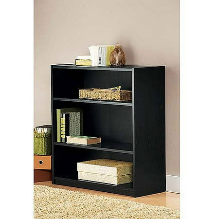 Mainstays 3 Shelf Bookcase Multiple Finishes Mainstays 3 Shelf Bookcase Multiple Finishes