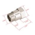 thumbnail image 4 of 3mirrors 02 Sensor Extension Steel M18X1.5 Universal Oxygen Sensor 32mm 1.25in, 2-Pack, 4 of 7