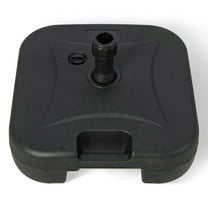 YYAo Heavy Duty Holder Stand, Market Umbrella Base,Fillable Patio Umbrella Base with Handle Fit 1.5 Inch Umbrella Poles-Black