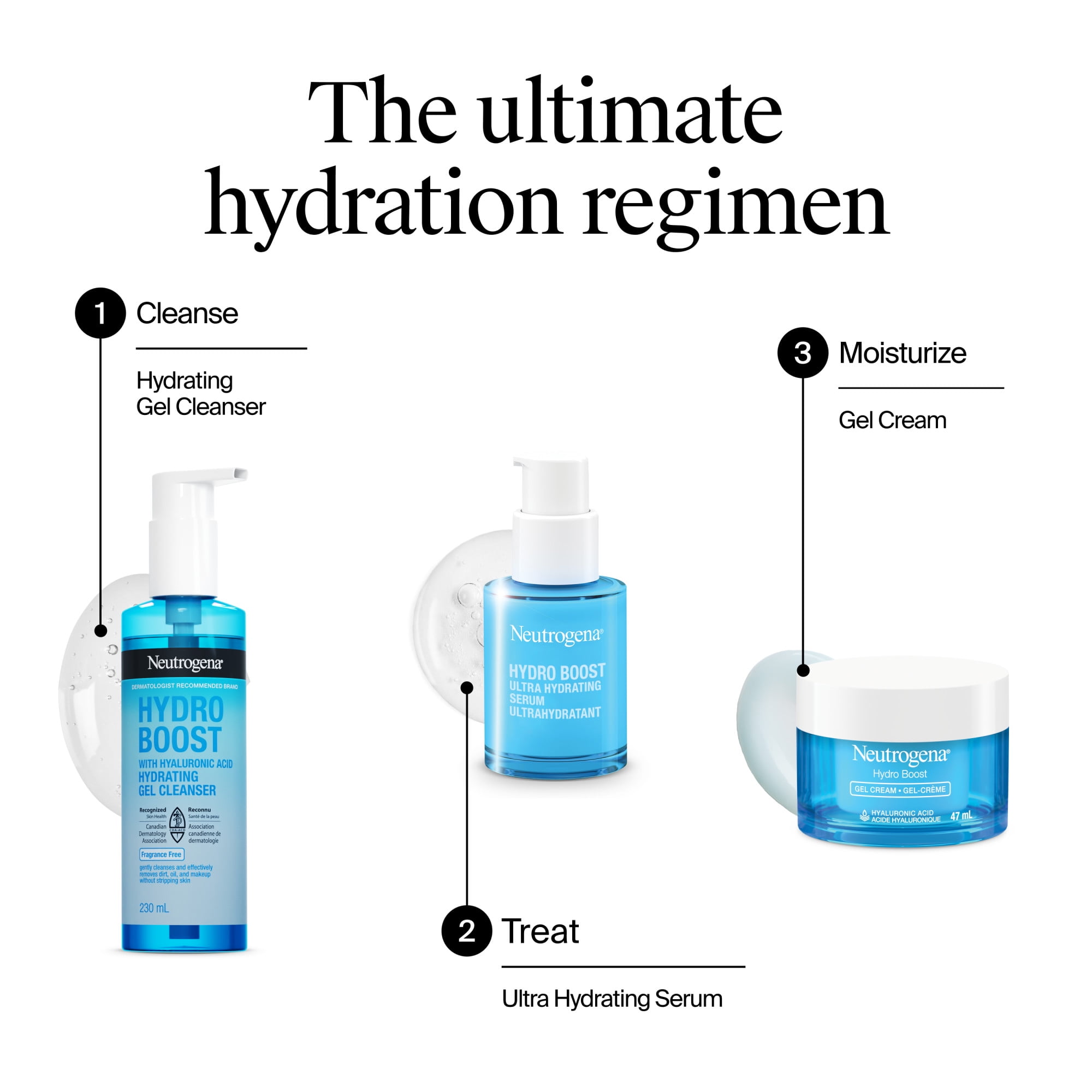 Neutrogena Hydroboost Facial gel-cream with hyaluronic acid, hydrating face moisturizer, Dermatologist Recommended