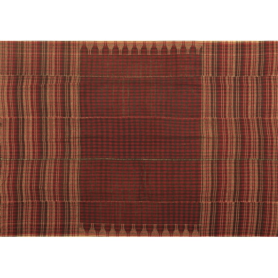 Ahgly Company Indoor Rectangle Oriental Brown Traditional Area Rugs, 8' x 12'