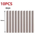 thumbnail image 1 of 10pcs Round Bar Straight Shank Metric HSS high speed steel Rod Lathe Tool New, 1 of 5