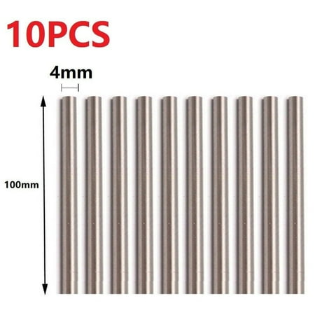 

Geege 10Pcs Round Bar Straight Shank Metric HSS high speed steel Rod Lathe Tool