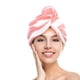 thumbnail image 3 of Toalla para el cabello, turbante absorbente para cabello mojado, toalla suave y ligera para secar el cabello, paquete de 3, 3 of 5