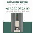 thumbnail image 4 of Doorbell Camera Replacement Battery 8000mAh High Capacity Rechargeable Lithium Ion Battery Compatible with Video Doorbell 2 3 3Plus 4 Stick Up Camera and Camera ABS Material, 4 of 7