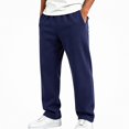 thumbnail image 2 of HAOTAGS Boys Sweatpants (2-15) Open Bottom Elastic Waist Loose Casual Workout Side Pockets Jogger Pants Blue Size 11, 2 of 6