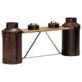thumbnail image 3 of vidaXL Milk Bottle Bench 150x33x64 cm Solid Mango Wood, 3 of 10