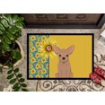 thumbnail image 3 of Summer Sunflowers Cream Chihuahua Indoor or Outdoor Mat 18x27 27 in x 18 in, 3 of 5