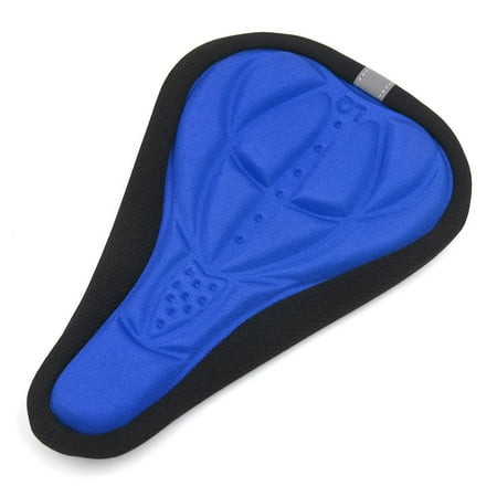 Jumper Saddle Pad - Father s Day Gift l 3D Gel Silicone Cycling Bicycle Bike Saddle Cushion Cover Soft Pad Blue