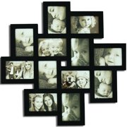 Homebeez 12 Slot Wood Collage Picture Frame