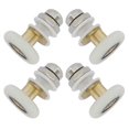 thumbnail image 3 of Shower Door Pulleys Bathroom Door Rollers Smooth Sliding Eccentric Wheel Design Load-Bearing 3.10X2.50X2.50CM 4Pcs, 3 of 5